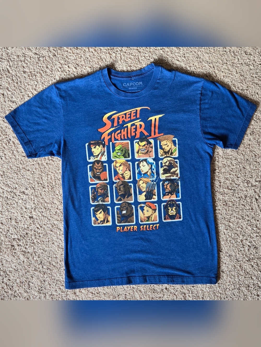 Street Fighter II Capcom Medium Graphic T-shirt